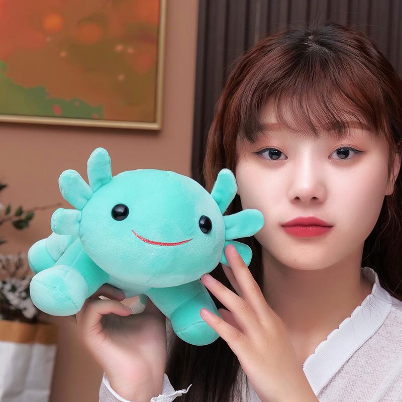 Axolotl Plush Doll: Multi-Color Four-Cornered Style