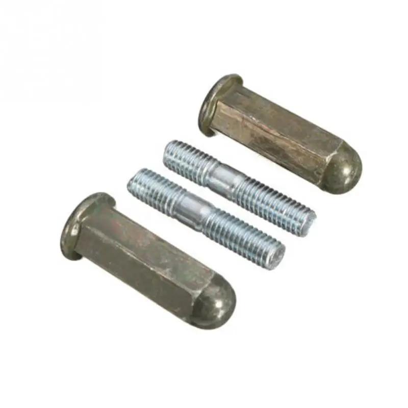 2pcs/lot Motorcycle Exhaust Escape moto Nuts screw M6 M7 M8 125cc 250cc chinese dirt pit monkey bike 110cc scooter muffler Studs