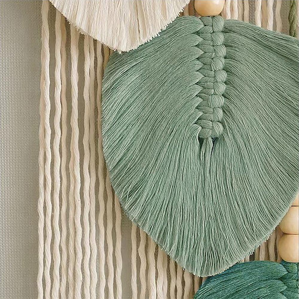 Cotton Woven Wall Art 7.87x25.98in Macrame Wall Art Chic Boho Wall Decor for Living Room