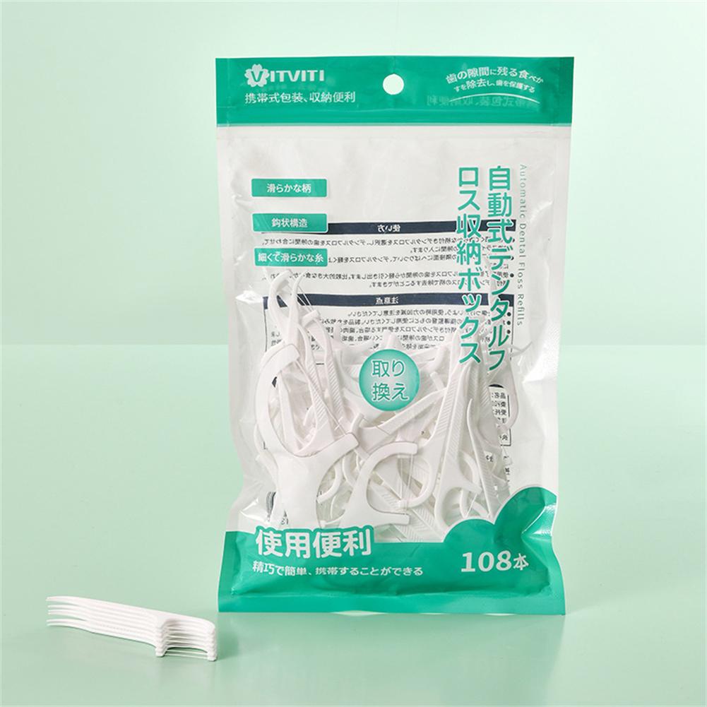 Портативный пластиковый зубной ирригатор, автоматический ящик для хранения, диспенсер для зубной нити, удобный и практичный, отлично подходит для путешествий, кемпинга