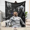 Cristiano Ronaldo Blanket Soft Cozy Perfect For Bed Seaside Livingroom For All Seasons Modern Style Ideal Gift For Birthday Valentine'S Day