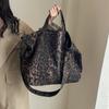 High Quality Women's Bag Leopard Print Canvas Fashionable Crossbody Bag Versatile Casual Shoulder Bag Large Capacity