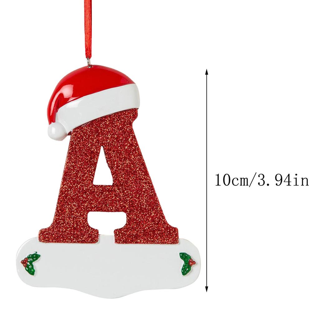 Рождественское украшение подвеска персонализированные рождественские украшения из 26 букв своими руками подвесное украшение на рождественскую елку новый год 2024