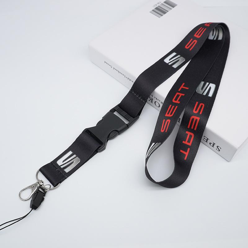 wszp1 Mobile Phone Neck Strap Lanyard Keychain For Seat Cupra Ateca Ibiza 6j 6f Leon Mk3 Mk2 FR Cordoba Exeo Arona Toledo Accessories