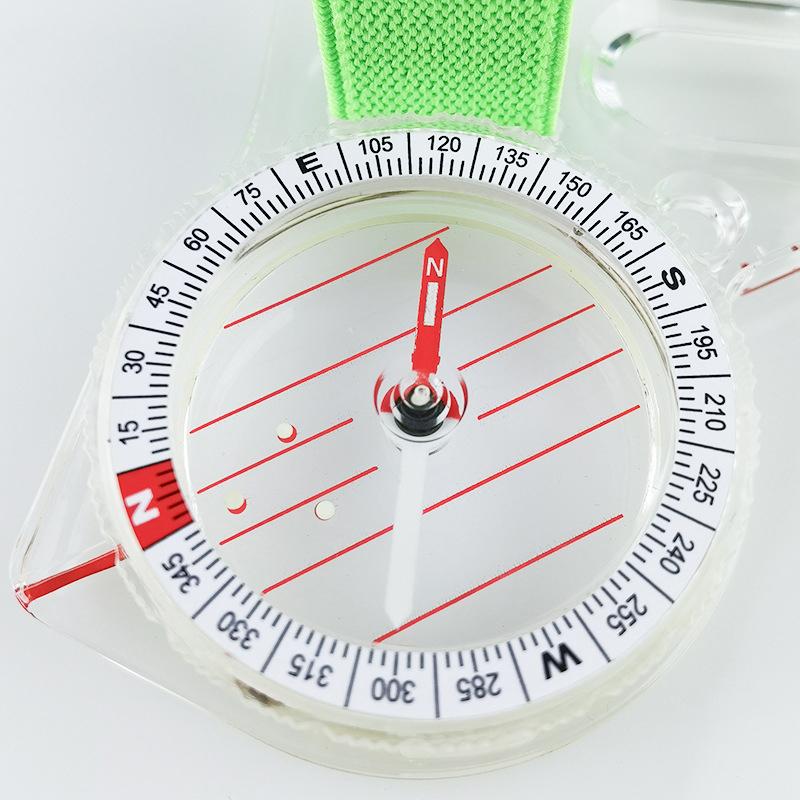 1Pc Outdoor Professional Thumb Compass Elite Competition Orienteering Compass