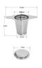 Desirable Professional Tea Strainer, Stainless Steel, Ultra-Fine Mesh, for Straining Tea Leaves, Deep Tea Strainer for Mugs, Cups, and Pots, with