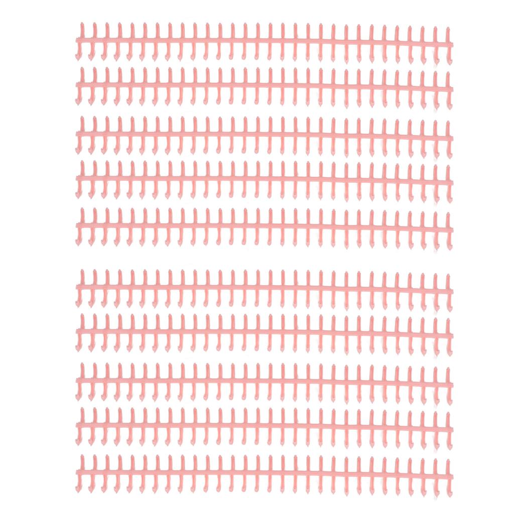 10 шт. переплетных корешка 30 отверстий диаметром 12 мм, режущиеся пластиковые проволочные переплетные корешки для школы