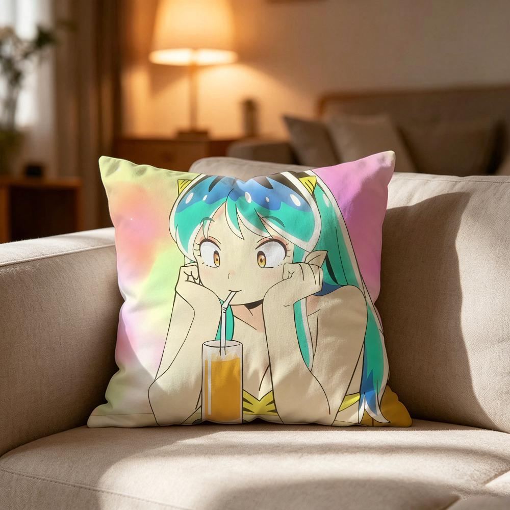 Urusei Y-Yatsura АНИМАЦИОННЫЙ ФИЛЬМ Наволочка Чехол для Подушки Мягкая Стирка Наволочка Многоцелевой Для Дивана Кровати Путешествий Офиса