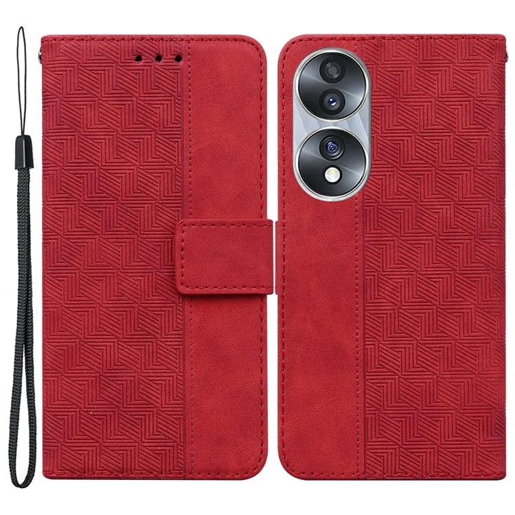 Чехол для телефона Honor 70 5G с принтом, защитный чехол-книжка из искусственной кожи с защитой от падений и подставкой-кошельком