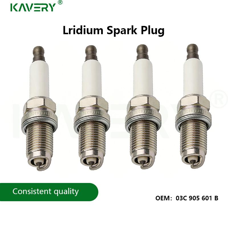 For 4pc OEM 03C905601B 03C905601A SIZFR6B8EG Iridium Spark Plug For A1 A3 Passat Golf MK6 Polo Jetta Tiguan Skoda Auto Parts