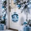 Lightweight Wall Hanging Decor Baby Dragon And Egg Christmas Ornament, 2D Flat Acrylic Tree Fantasy Style Ornament Decoration, Pendant for Xmas Tree,