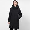 Зимняя пуховая куртка с капюшоном 2025 года для женщин среднего и пожилого возраста - Средняя длина, Теплая верхняя одежда