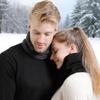 Soft Knit Winter Neck Warmer Thickened Thermal Gaiter Scarf Cover for Running Skating Skiing Hiking Outdoor Sports Cold Weather