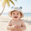 Bear Ear Baby Sun Hat Cartoon Children Fisherman Hat Thin Infant Mesh Hat  Summer