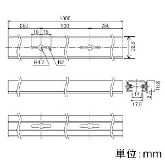 TOSHIBA Lighting Rail VI Тип (1m) (черный) NDR0211(К)