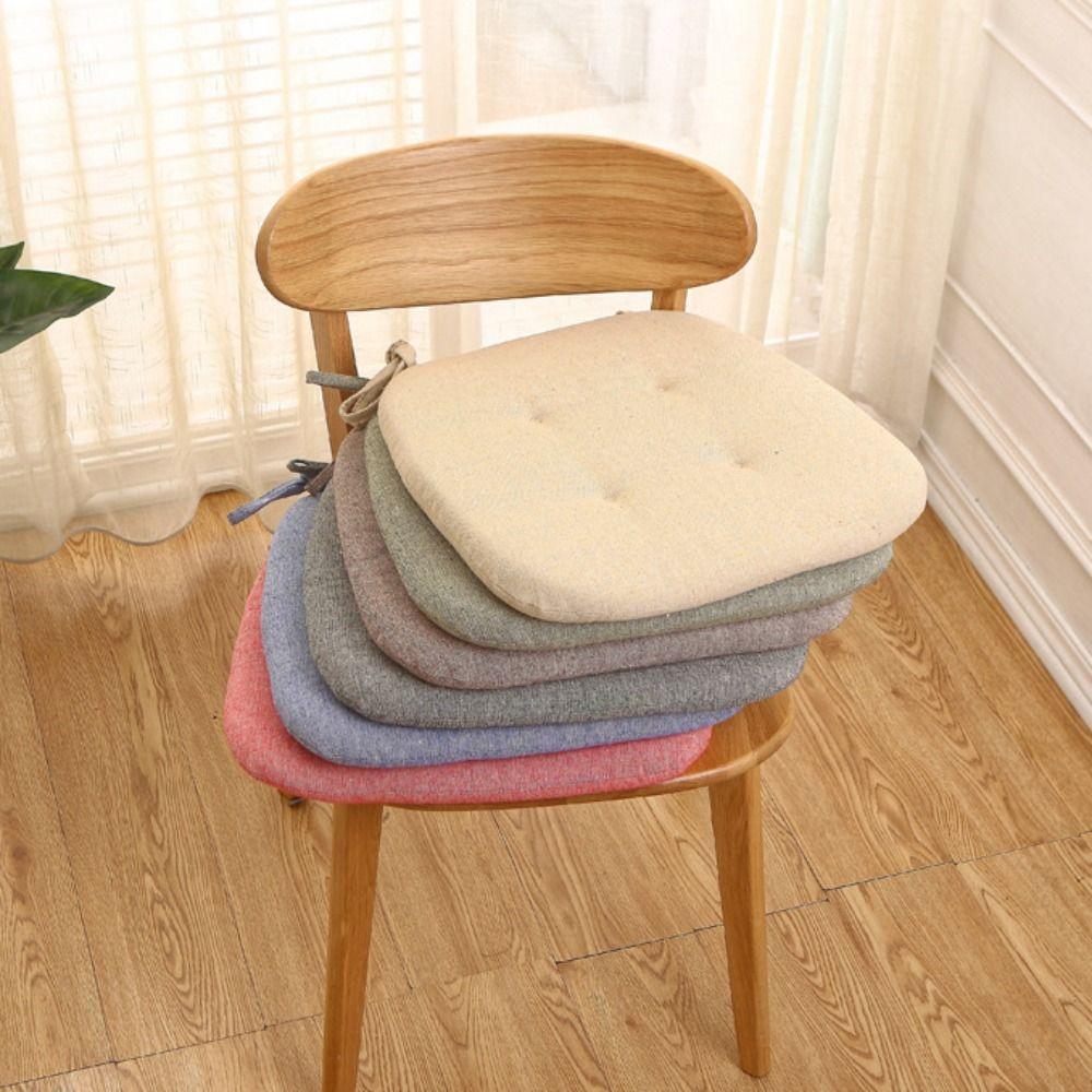 Warm Soft Home Butt Relaxing Solid Color Office Seat Mat Chair Pad Chair Cushion Seat Cushion