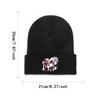 Helluva Boss Blitzo Loona Moxxie Knitted Caps for Women Unisex Skullies Beanies Autumn Winter Hats Cartoon Anime Casual Melon Cap
