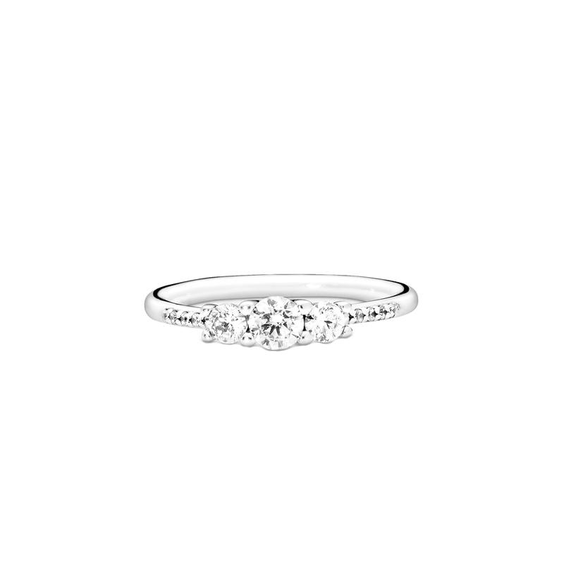 Pandora Fairy Light 925 Silver Ring Women's Silver 196242CZ