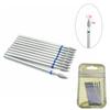 10pc/set Nail Drill Bit Rotary Bits Daimond Nail Polisher For Electric Manicure Machine Milling Cutter Bur Nail Art Tool Accessories