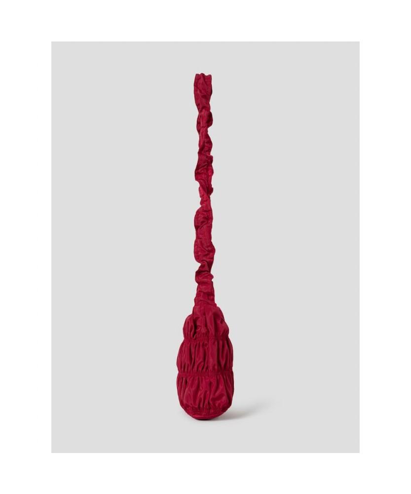 8Seconds 3-Tier Shirred Crossbody Bag Small Red