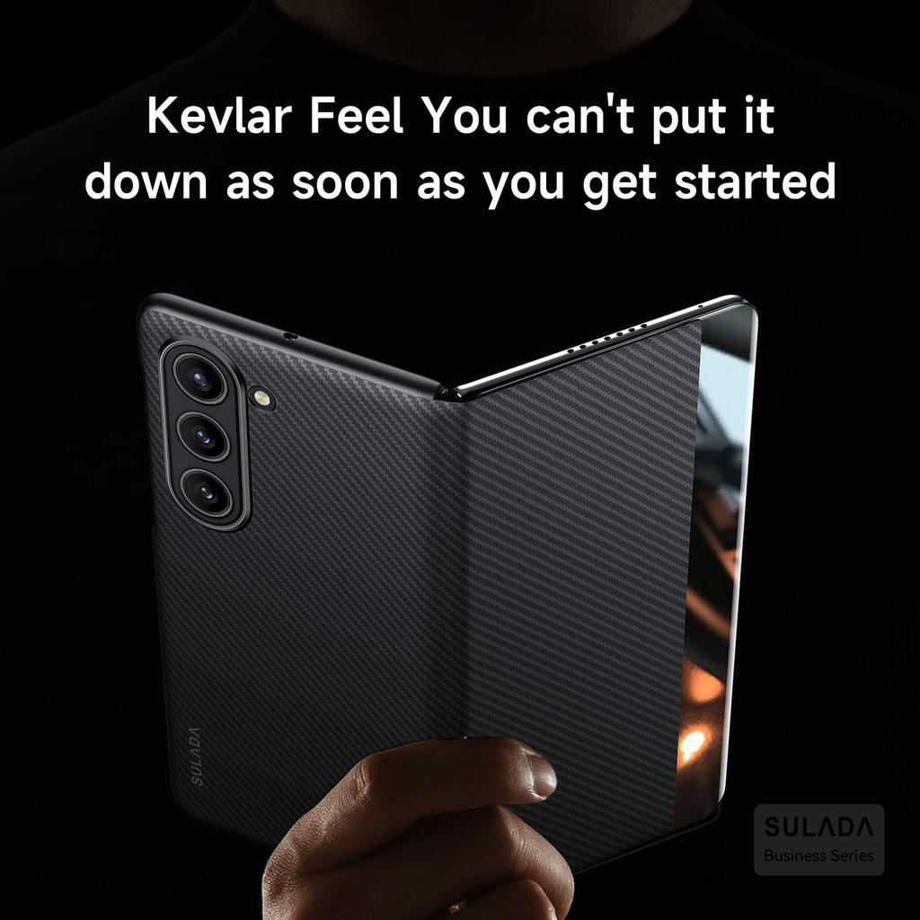 Роскошный чехол для телефона с узором из углеродного волокна для Samsung Galaxy Z Fold 6 5 4 с гнездом для карты