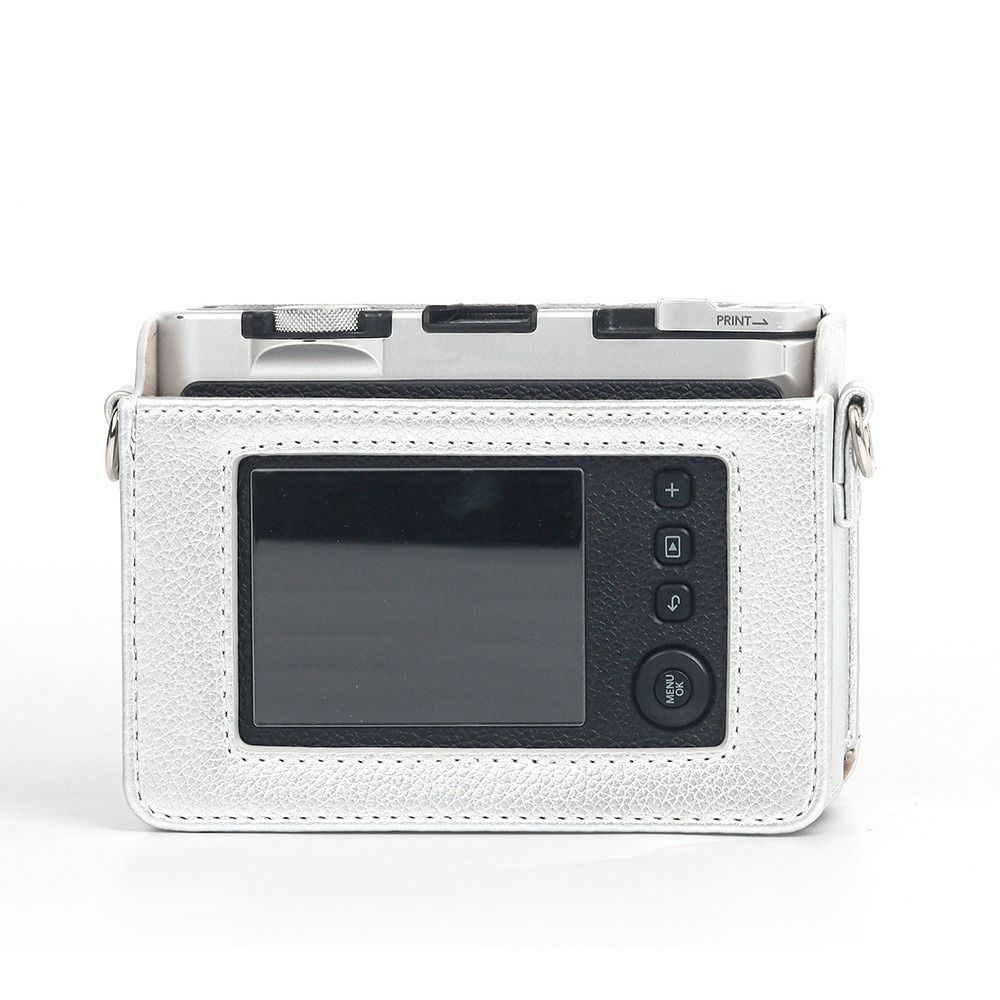 Противоударный чехол для камеры мгновенного действия, защитный чехол с регулируемым ремешком для Fujifilm Instax mini EVO