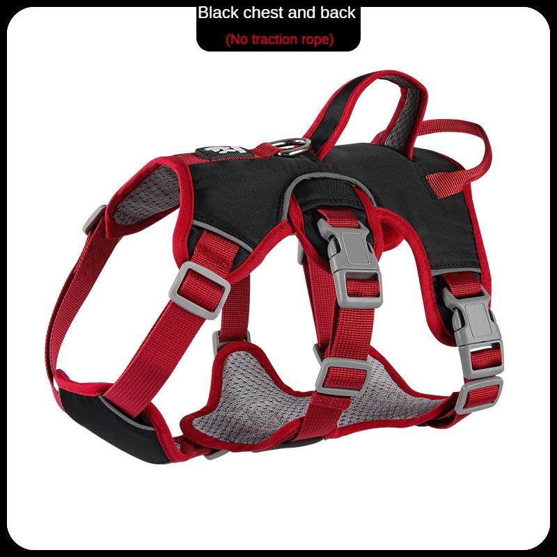 Поводок для собак Маленькие и средние собаки Нагрудный ремень для домашних животных Светоотражающая защита Амортизирующий поводок для собак на груди Поводок для домашних животных