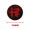 2026 Hot Sticker 3D Metal Car Front Grille Fender Badge Auto Exterior Accessories For Alfa Romeo Giulia Stelvio Giulietta 156 15