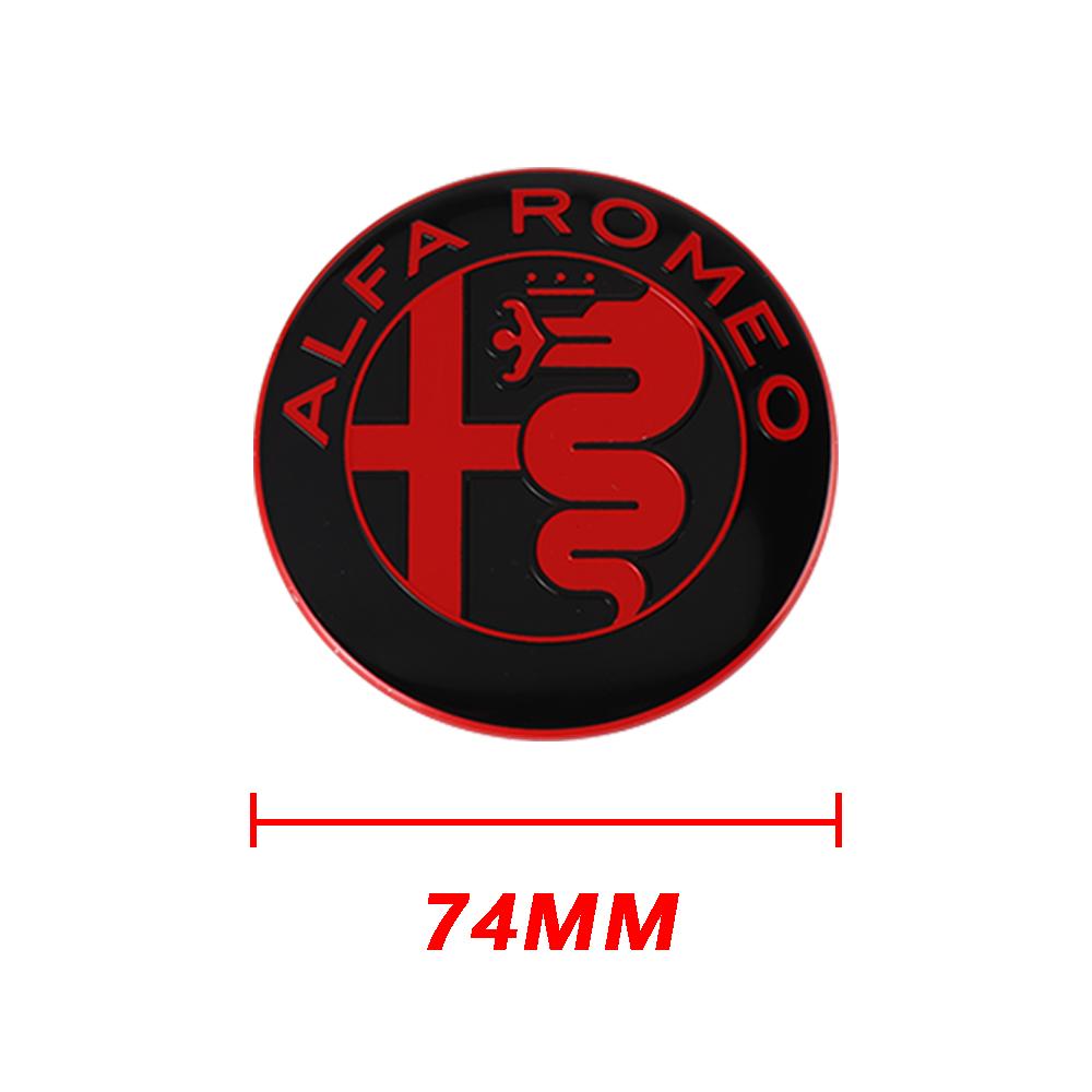 2026 Hot Sticker 3D Metal Car Front Grille Fender Badge Auto Exterior Accessories For Alfa Romeo Giulia Stelvio Giulietta 156 15
