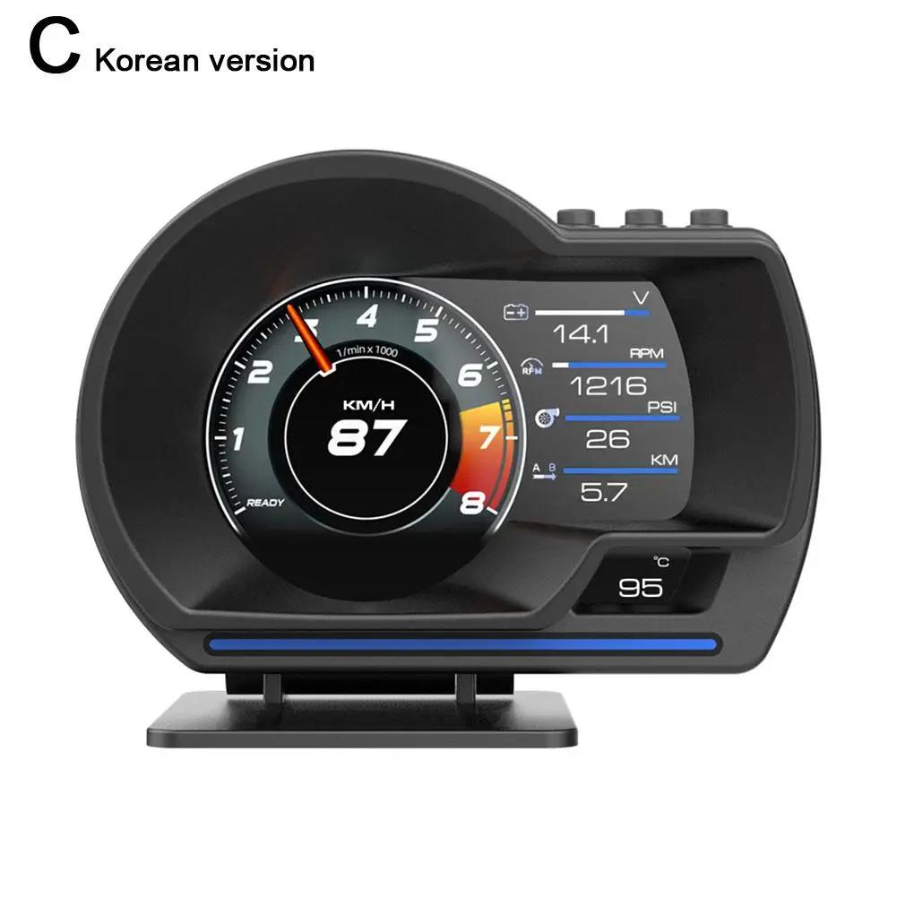 Новейший A501 OBD2 автомобильный проекционный дисплей HUD Smart Car Вода и масло RPM Температурный сигнал Одометр Датчик безопасности Turbo Digital Aut Z8N5