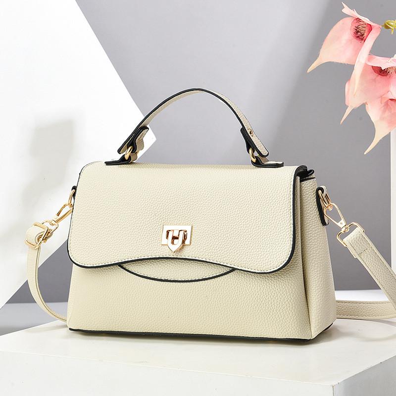 Stylish Pu Mini Square Shoulder Bag For Women With Trendy Crossbody Design In Black Pink And Khaki