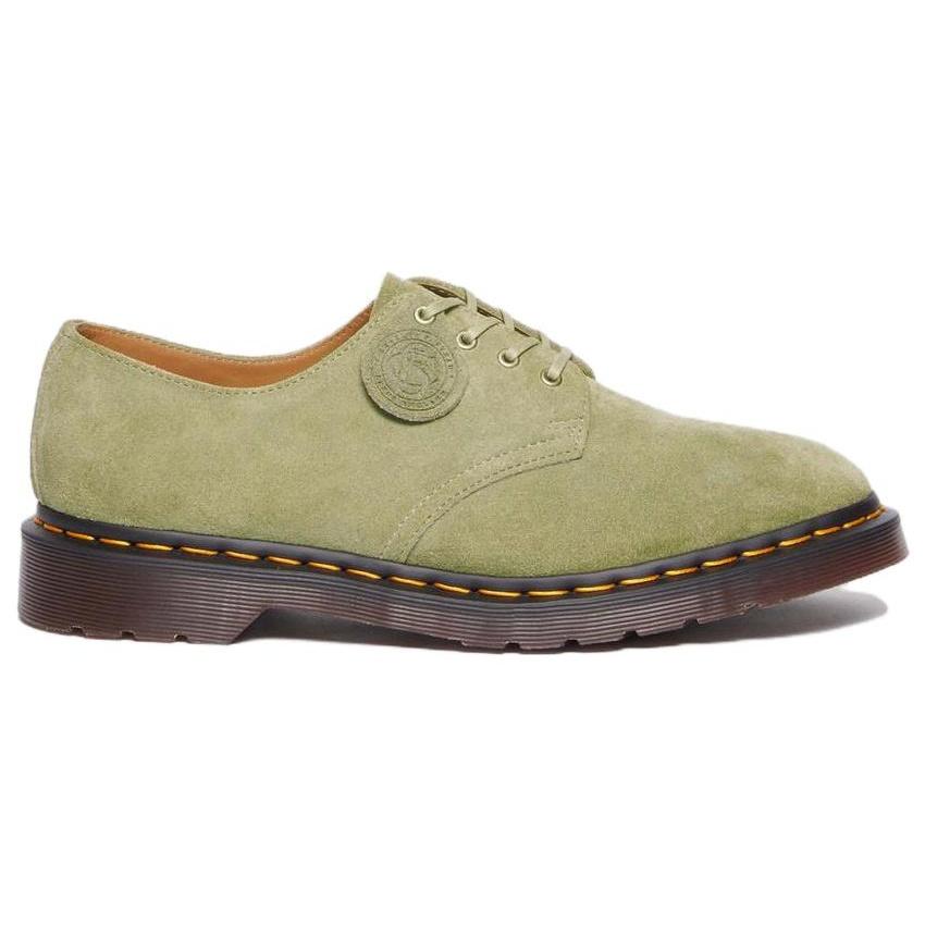 Dr. Martens Smiths Suede Dress Shoes 'Pale Olive' Unisex 30564358