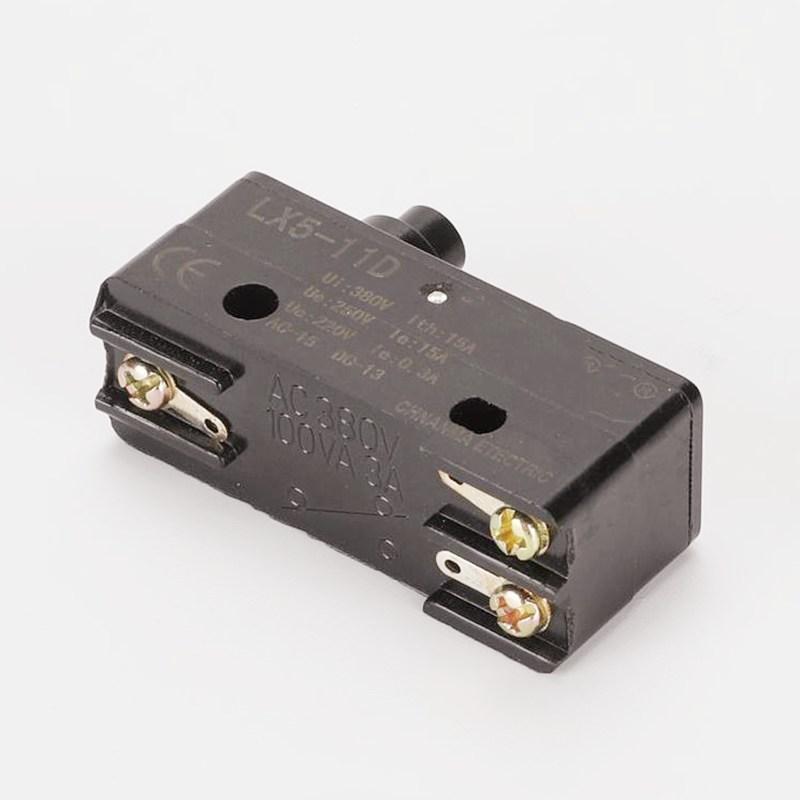 1 шт. Концевой выключатель 1НО+1НЗ(SPDT) Кнопочный толкатель, мгновенного действия, 3 контакта, AC 380 В 3 А 100 ВА, DC 250 В, LX5-11D