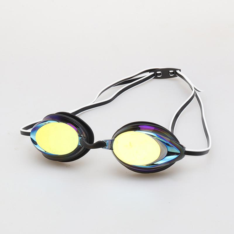 Professional HD Anti-Fog Waterproof Racing Swim Goggles For Adults - Stunning Coating For Clear Vision