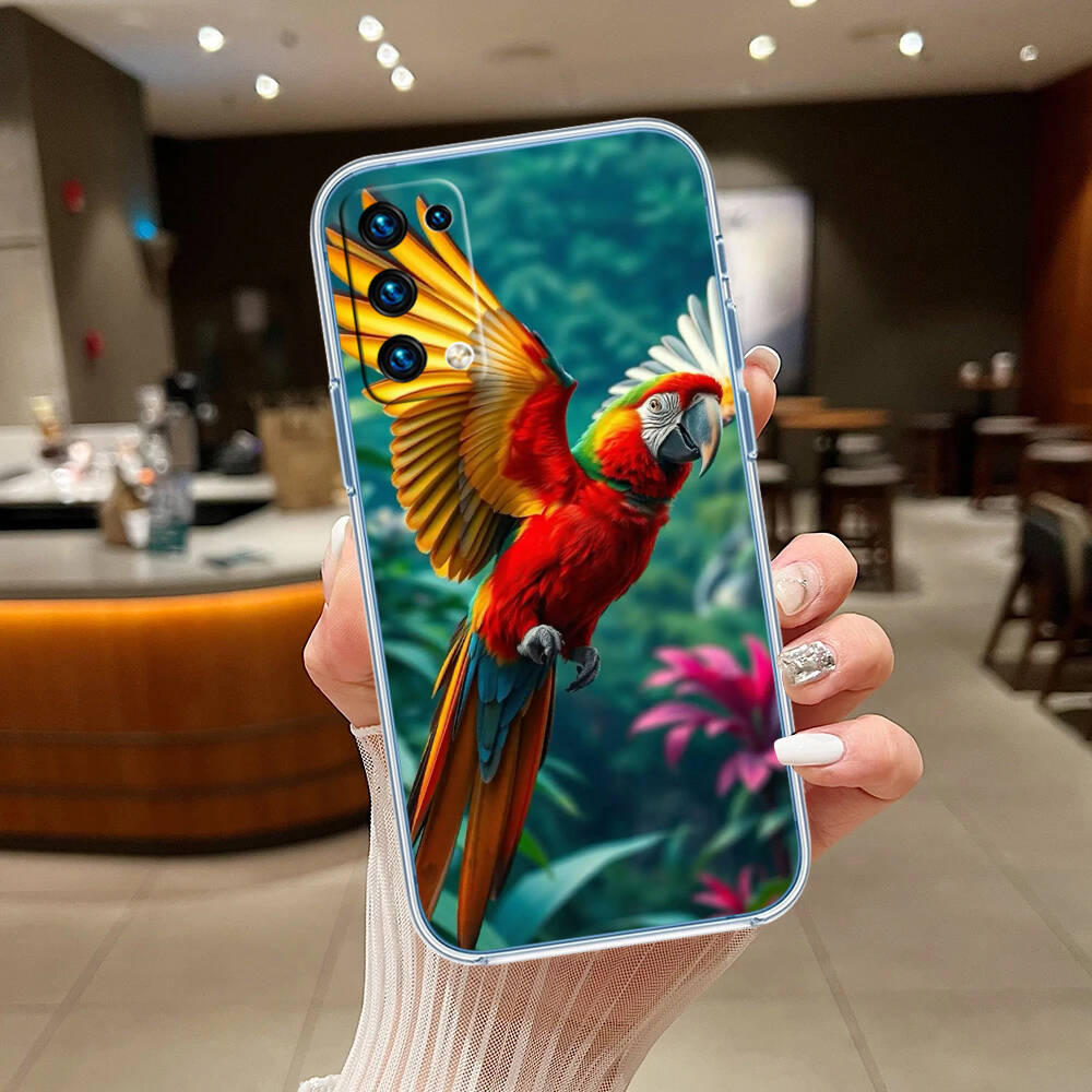 Parrot Phone Case for Motorola G14 G15 G24 G30 G31 G32 G34 G41 G42 G51 G52 G50 G60S G60 G62 G72 G71 G73 G84 G85 G200 E32