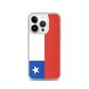 Coque iPhone - Drapeau Chili - iPhone 14 Pro - Plastique Transparent - Souple - Design Fin