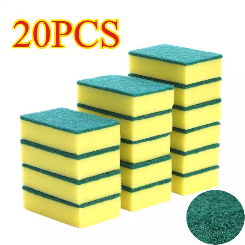 Высоковпитывающая двухсторонняя губка Magic Cleaning Pot Rust Sponge Cleaner Brush Инструмент для очистки кухонного жира