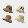 New Fashion Ladies Summer Hoilday Floppy Straw Hat Women Wide Brim Beach Foldable Straw Sun Hat Sun Cap S Straw Hat