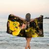 1pc Neymar10 Beach Towel, Beach and Seaside Swimming Pool Equipment, Fashion Pattern, Rectangular, Travel Essentials
