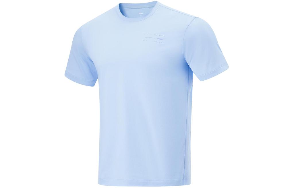 Li Ning Мужская футболка из серии Fitness Цвет: Ледниковый синий ATSU473-6