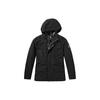 Casual Windproof Hooded Three-In-One Multi-Pocket Outdoor Work Jacket Men Jackets Black A2EQV-001