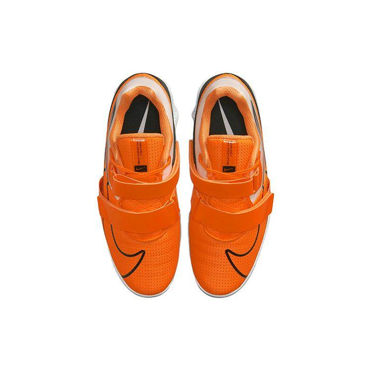 Nike Кроссовки унисекс Romaleos 4 Total Orange Белый Черный CD3463-801