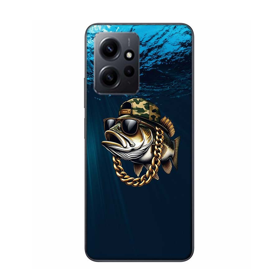 Enjoy a Day of Fishing Pleasure Phone Case For Redmi 12 13C 12C 15C 9 10 10C Note 13 Pro Plus 14 15 Pro 9T 9C 9A TPU Soft Cover