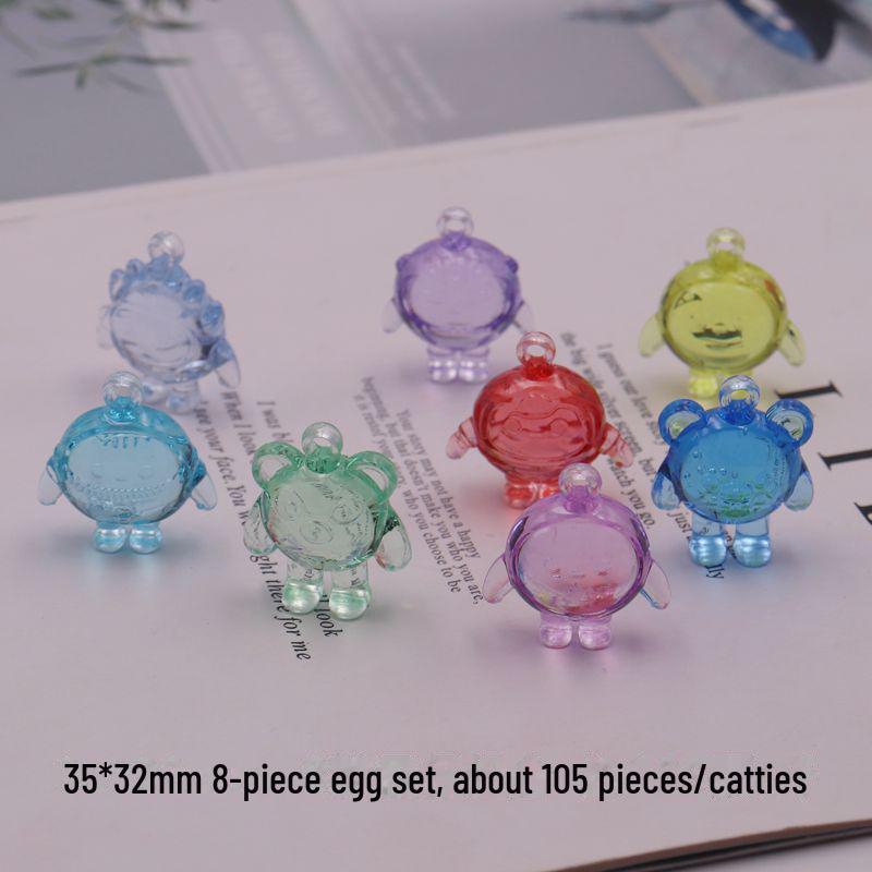 Kids' Gemstone Treasure Shell: Acrylic Diamond and Conch Archaeological Toy.