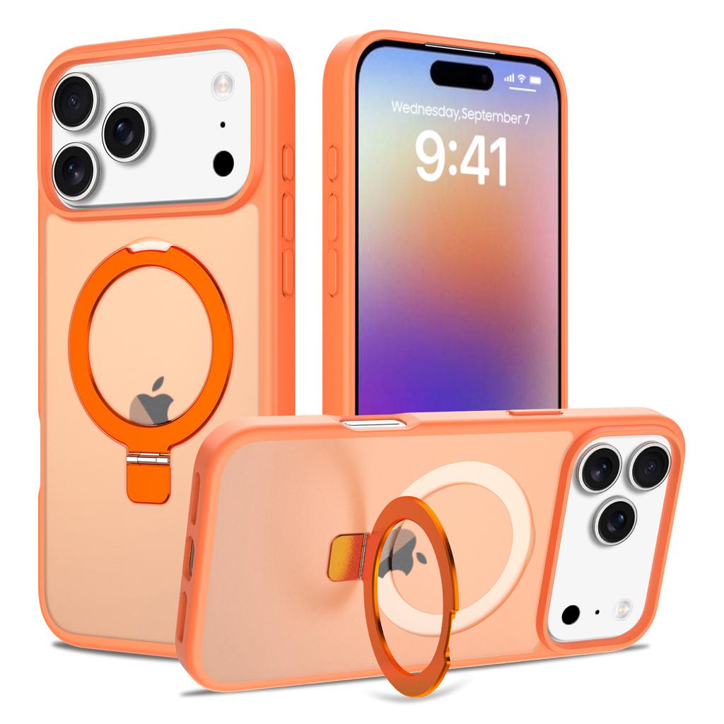 Для Apple 17pm чехол-подставка для мобильного телефона магнитный два в одном Для iPhone16promax матовый 15 защитный чехол