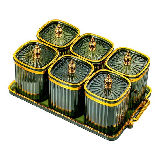 Банка для хранения приправ, контейнер для хранения продуктов, не содержит BPA, прозрачный дизайн, универсальная герметичная банка для специй с пылезащитной крышкой