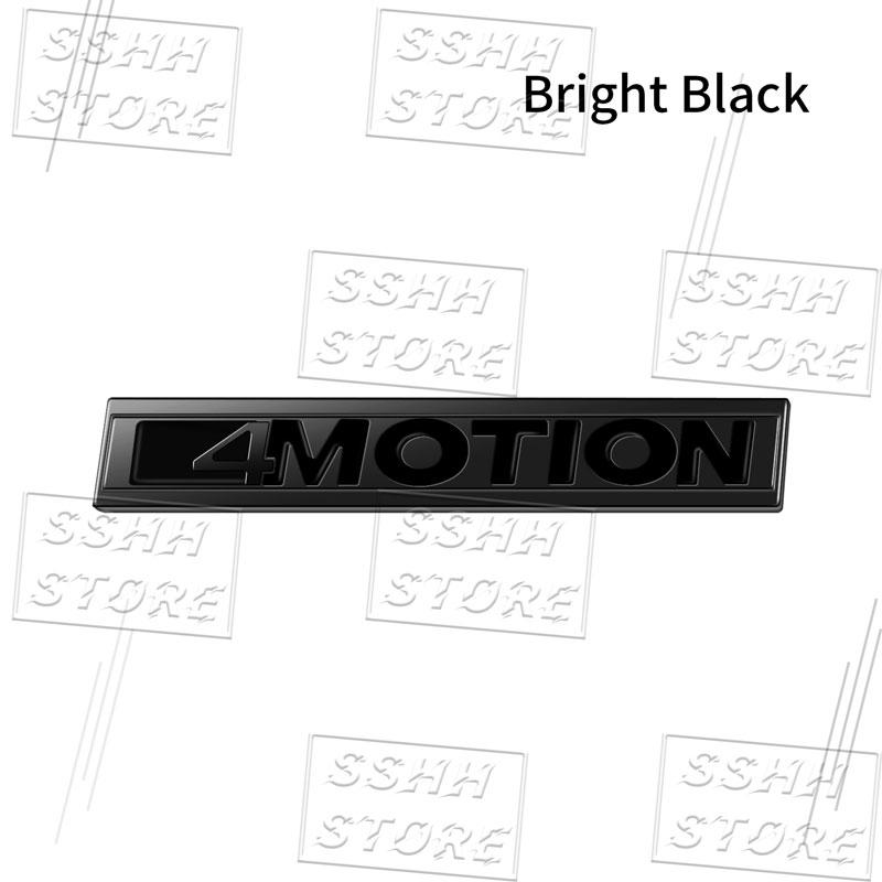 AABIN1 3D Metal 4Motion Car Front Grill Trunk Emblem Badge Sticker For Volkswagen VW Golf 5 MK4 MK6 MK7 Fiesta Focus 2 3 Decor