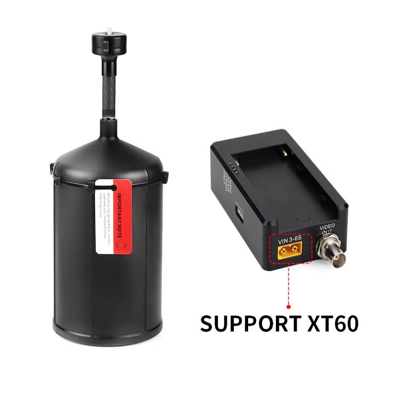 2 км wGround StationFiber Optical Image Data Module Подходит для FPV Drone Аксессуары