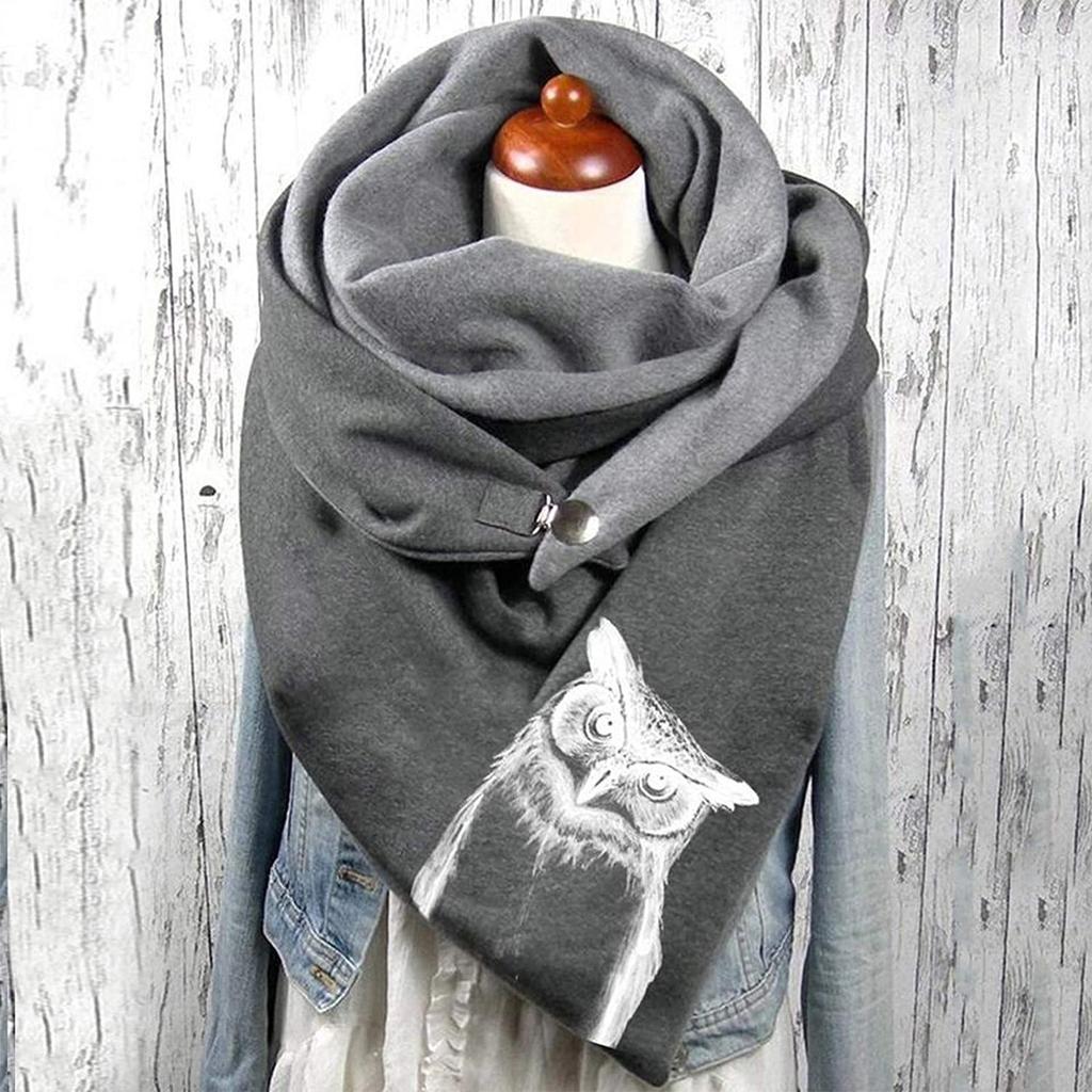 1PC Women Printing Scarf Fashion Retro Female Multi-Purpose Shawl Scarf