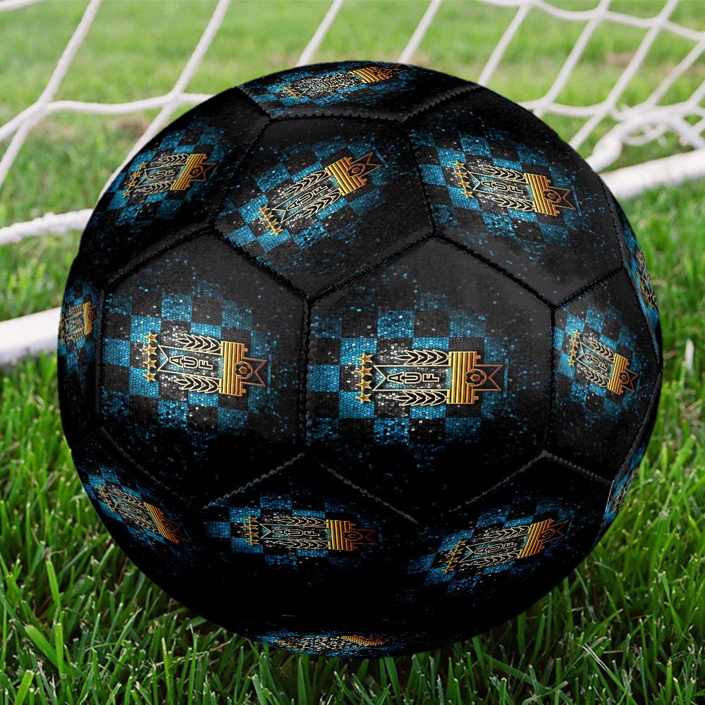 national Football Crest Printed Size 5 Soccer Balls, High-Quality, Anti-Slip, Protective Football, A Unique Gift , Birthdays, Christmas Gifts
